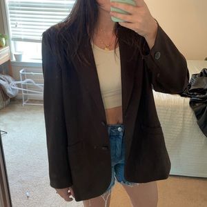 Vintage brown oversized blazer